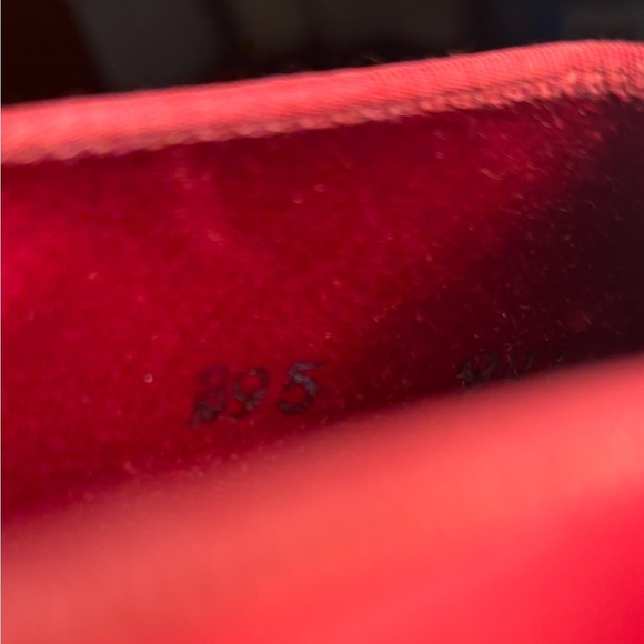 Vintage Daniel Green satin rosette mules heels -see measurements 1950’s - Picture 11 of 13